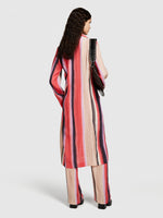 Load image into Gallery viewer, Sisley Multicolour Stripe Trousers - Coral
