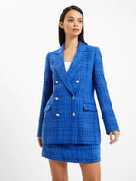 Load image into Gallery viewer, French Connection Alex Tweed Blazer -  Light Blue Depths
