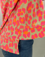 Load image into Gallery viewer, Leopard Print Sweatshirt Neon Pink/Orange
