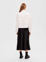 Load image into Gallery viewer, Clara Boxy Cropped Shirt - White
