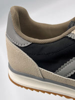 Load image into Gallery viewer, Faux Suede Stripe Trainers
