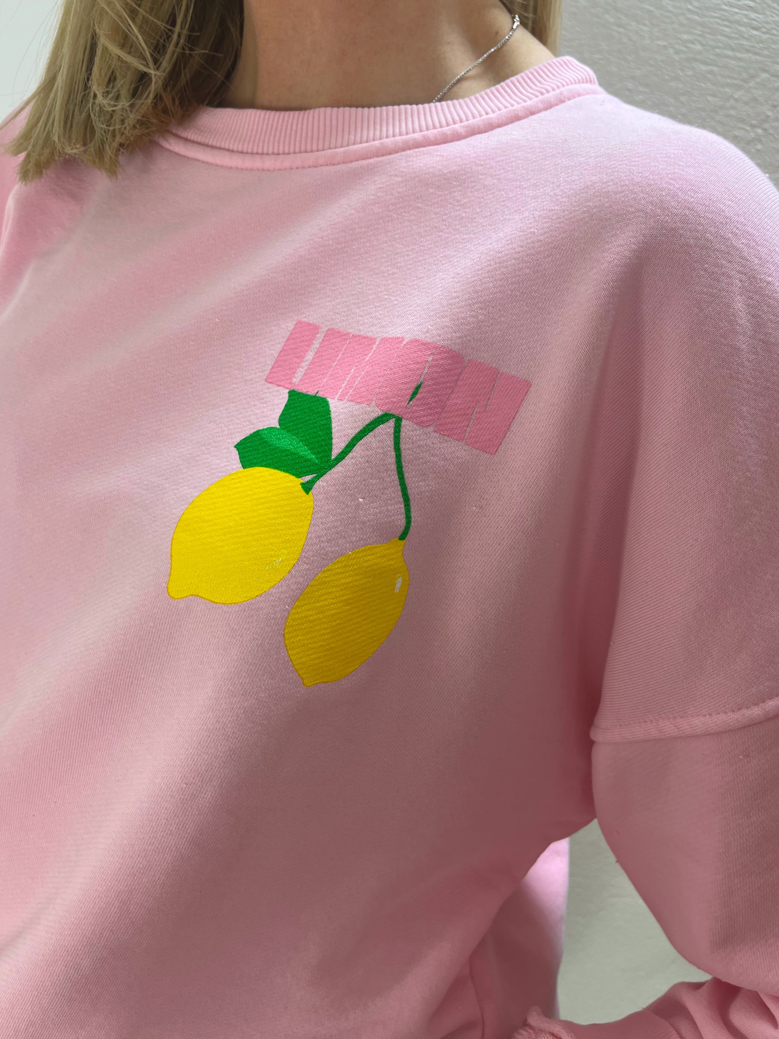 Lemon Cello Sweatshirt Pink