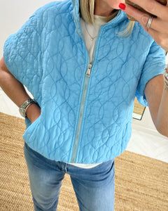 Sleeveless Quilted Jacket