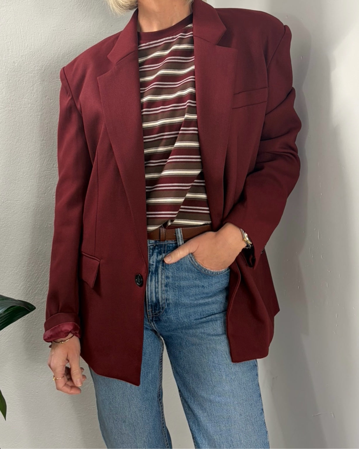 Boyfriend Fit Blazer