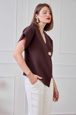 Load image into Gallery viewer, Ivy Knitted Wrap Top
