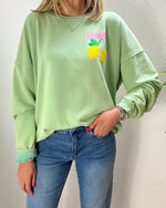 Load image into Gallery viewer, Lemon Cello Sweatshirt Pastel Green

