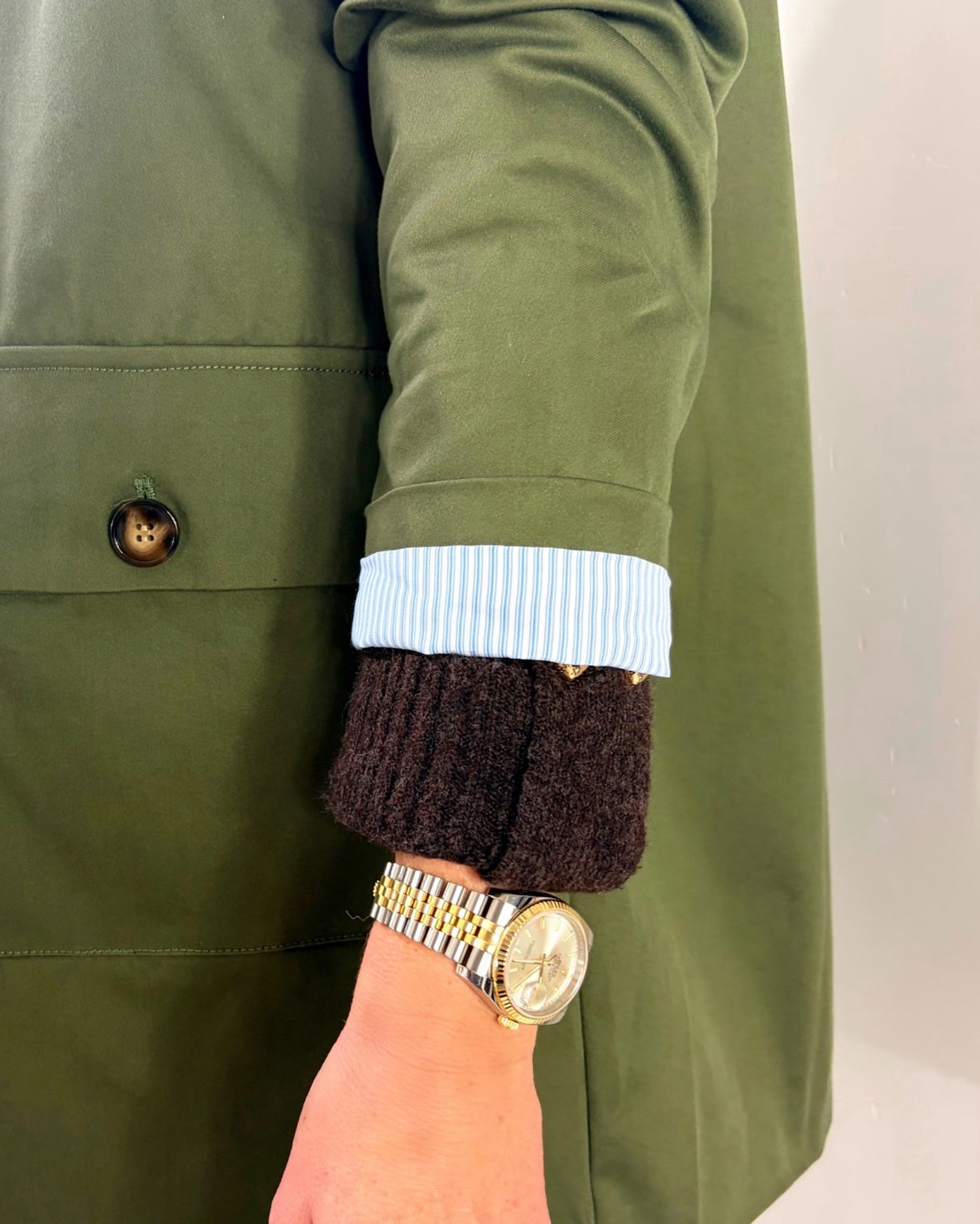 Contrast Collar Jacket