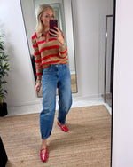 Load image into Gallery viewer, Stripe Polo Knit
