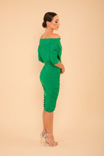 Load image into Gallery viewer, ATOM LABEL Oxygen Dress With Sleeves - Green
