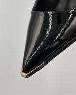 Load image into Gallery viewer, Black Patent Slingback Heel
