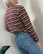 Load image into Gallery viewer, Multistripe Round Neck Top

