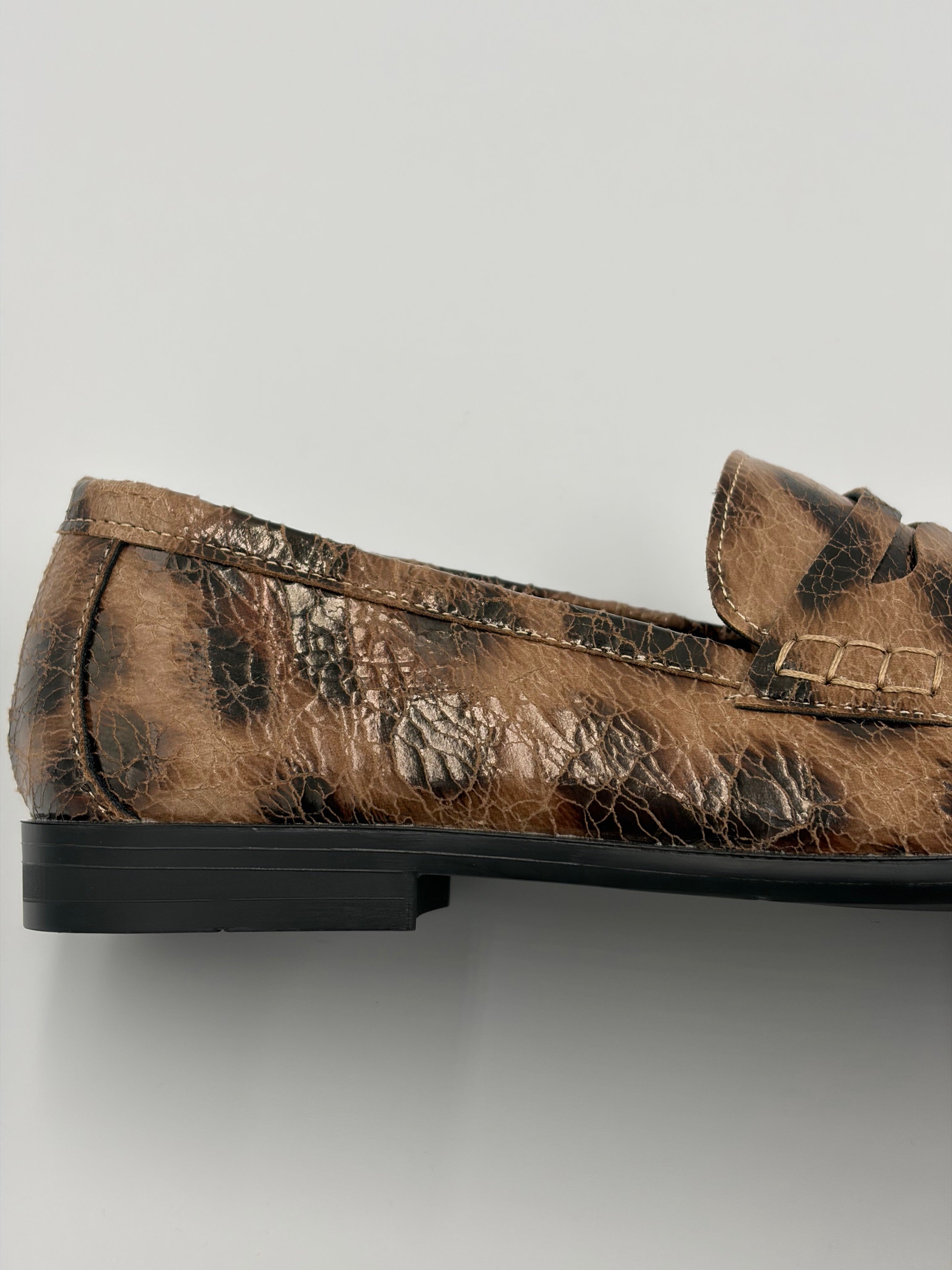 Snake Print Loafer