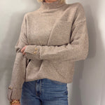 Load image into Gallery viewer, Patch Pocket Mock Neck Jumper

