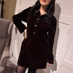 Load image into Gallery viewer, Velvet Short  Dress
