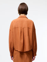 Load image into Gallery viewer, French Connection Ariette Linen Blend Tuck Shirt
