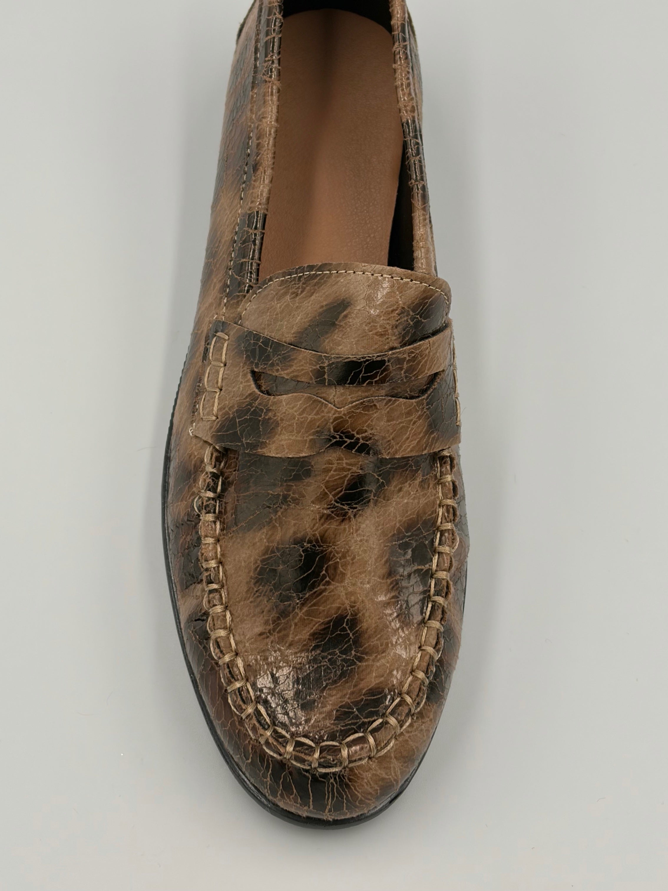 Snake Print Loafer
