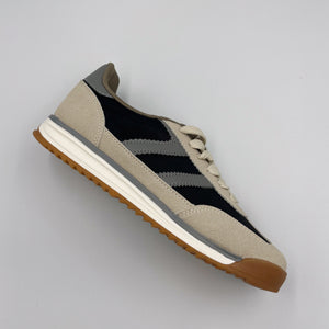 Faux Suede Stripe Trainers