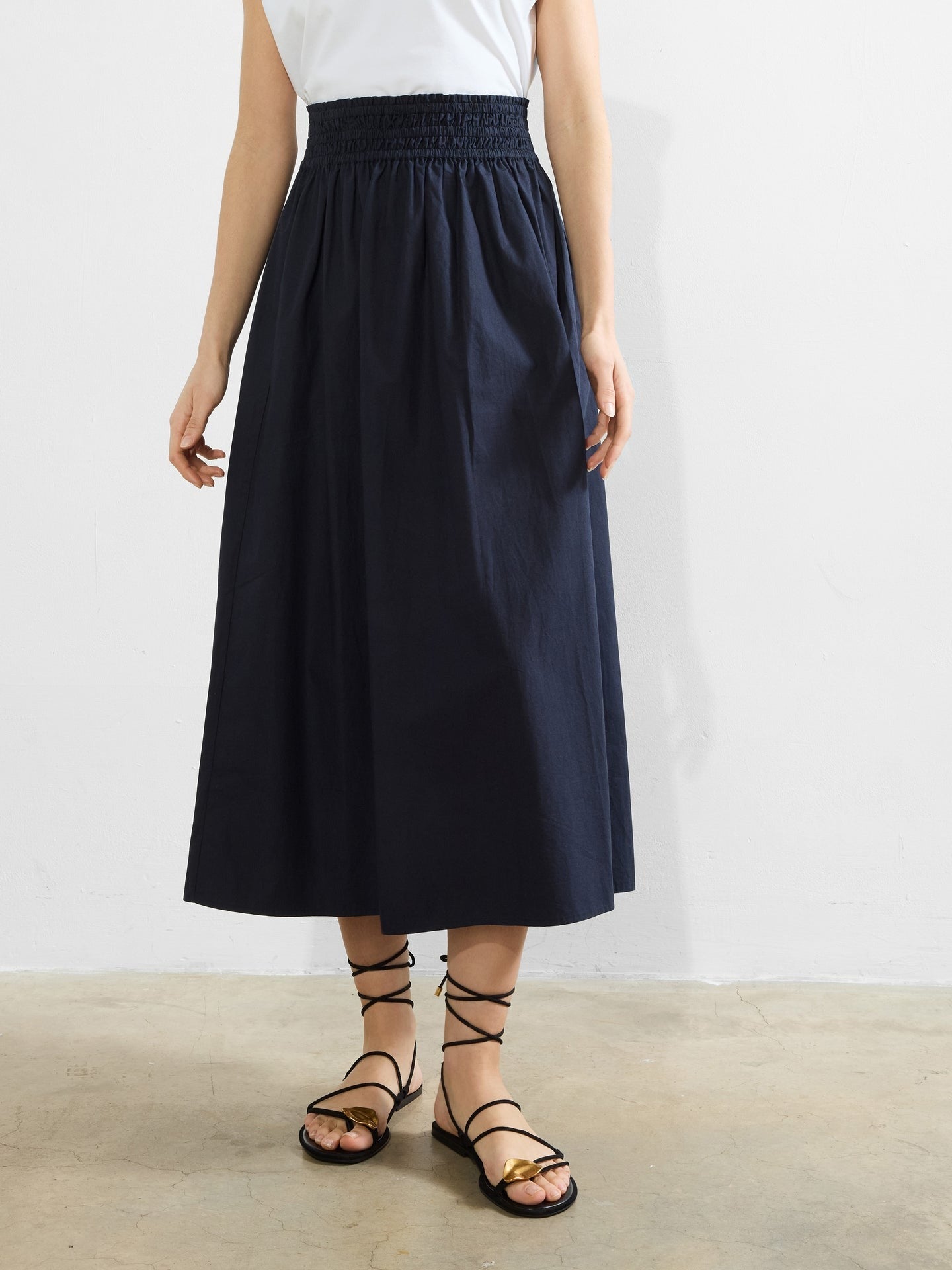 French Connection Barletta Poplin Square Skirt
