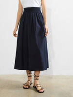 Load image into Gallery viewer, French Connection Barletta Poplin Square Skirt
