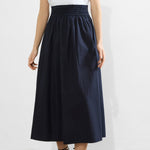 Load image into Gallery viewer, French Connection Barletta Poplin Square Skirt
