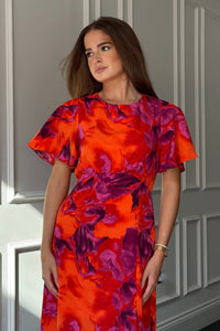 Bridget Twist Font Split Arm Jumpsuit