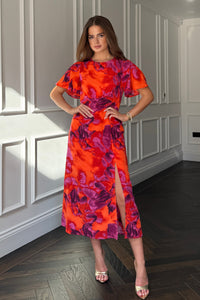 Bridget Twist Font Split Arm Jumpsuit