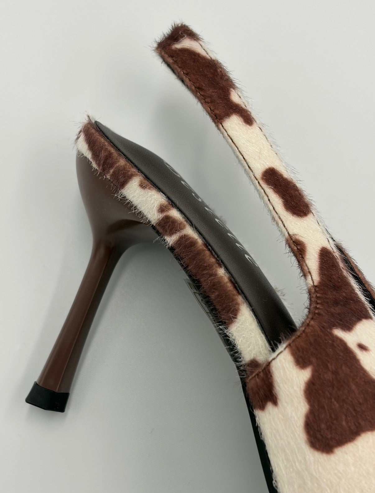 Cow Print Slingback Heel