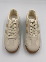 Load image into Gallery viewer, Faux Suede Stripe Trainers

