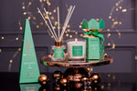 Load image into Gallery viewer, Stoneglow Christmas Scented Candle - Eucalyptus &amp; Lime
