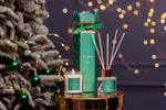 Load image into Gallery viewer, Stoneglow Christmas Candle &amp; Reed Diffuser Duo Gift Set - Eucalyptus &amp; Lime
