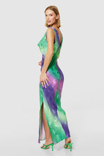 Load image into Gallery viewer, Closet London Purple Pencil Slip Dress
