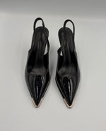 Load image into Gallery viewer, Black Patent Slingback Heel
