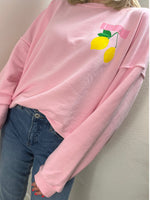 Load image into Gallery viewer, Lemon Cello Sweatshirt Pink
