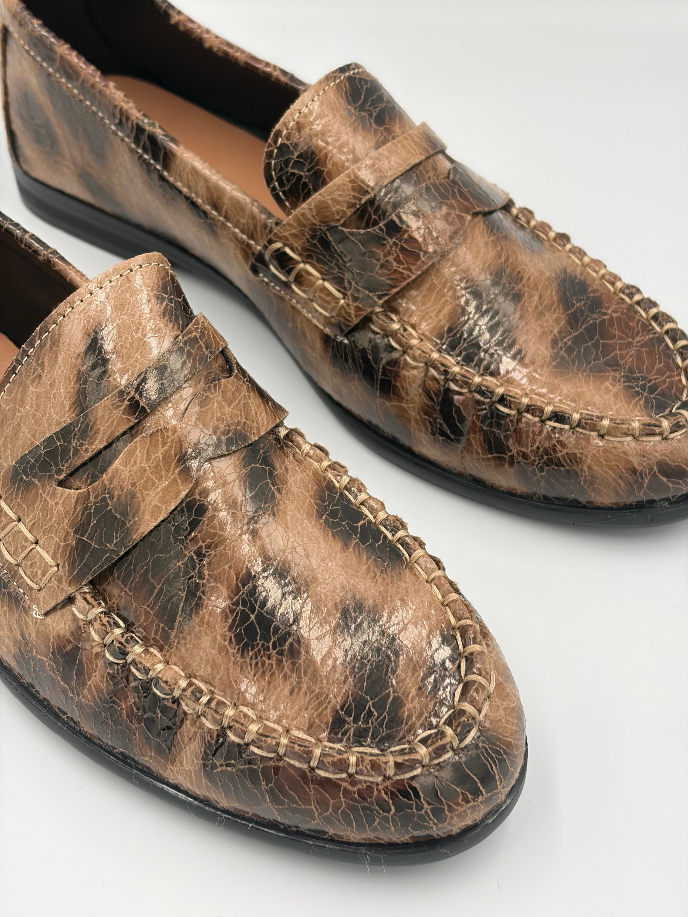 Snake Print Loafer