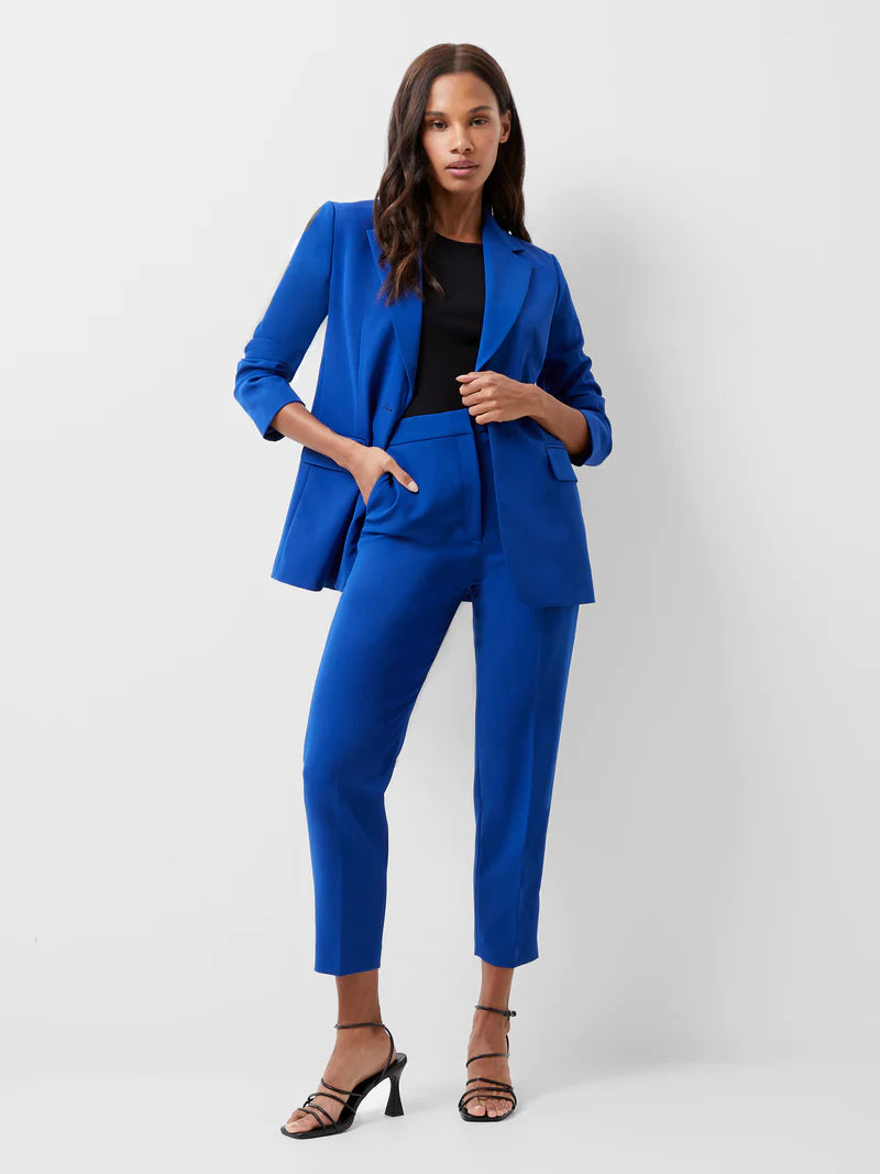French Connection Echo Single Breasted Blazer - Cobalt Blue