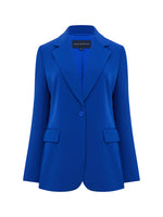 Load image into Gallery viewer, French Connection Echo Single Breasted Blazer - Cobalt Blue
