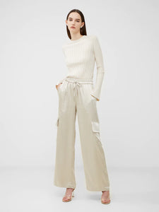 French Connection Chloetta Recycled Cargo Trousers - Silver Lining