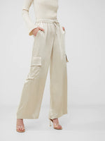 Load image into Gallery viewer, French Connection Chloetta Recycled Cargo Trousers - Silver Lining
