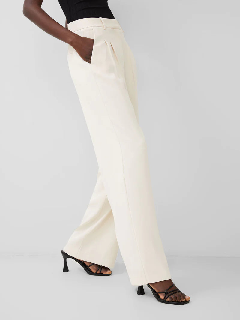 French Connection Harrie Suiting Trousers - Classic Cream