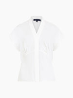 Load image into Gallery viewer, French Connection Carmen Recycled Crepe Blouse - Summer White
