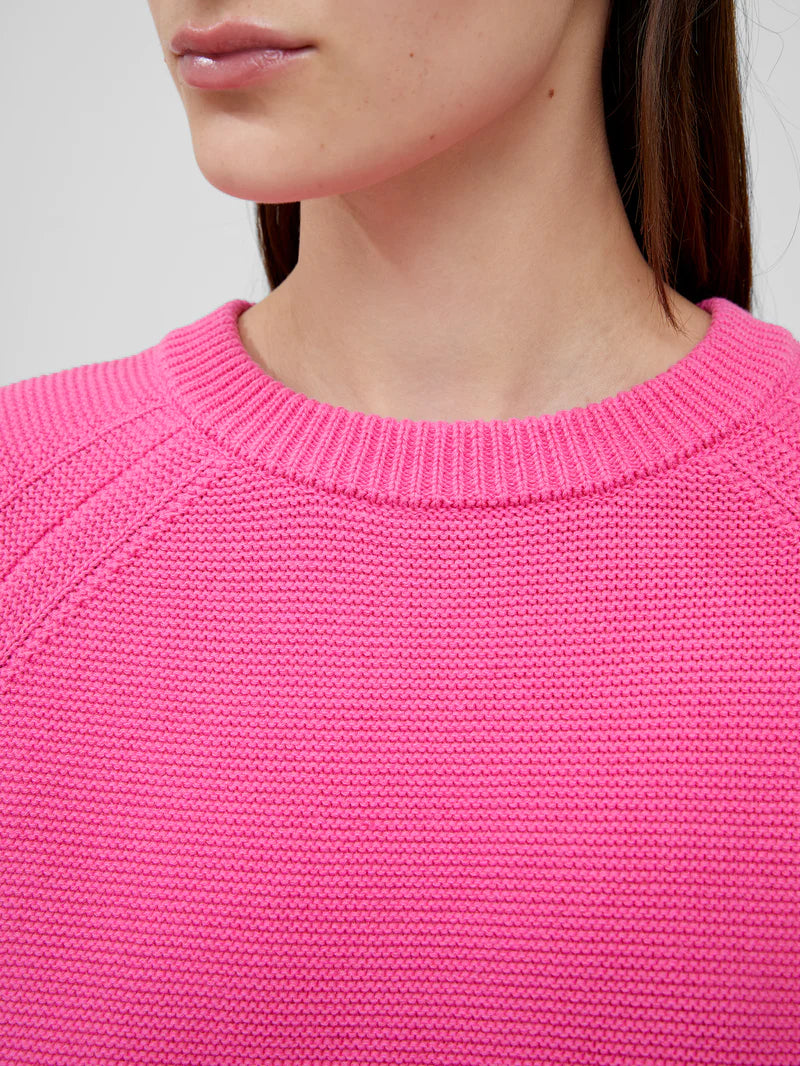 French Connection Lily Mozart Short Sleeve Jumper - Aurora Pink