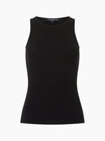 Load image into Gallery viewer, French Connection Rassia Sheryle Ribbed Tank Top - Black
