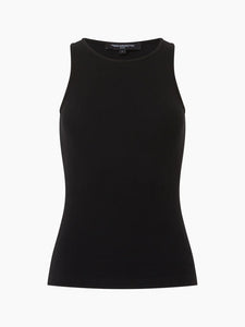 French Connection Rassia Sheryle Ribbed Tank Top - Black