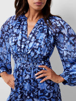 Load image into Gallery viewer, French Connection Cynthia Fauna Midi Dress - Midnight Blue
