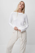 Load image into Gallery viewer, French Connection Lilly Mozart Crew Neck Jumper - Summer White
