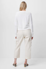 Load image into Gallery viewer, French Connection Lilly Mozart Crew Neck Jumper - Summer White
