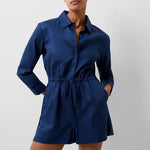 Load image into Gallery viewer, French Connection Bodie Blend Playsuit - Midnight Blue
