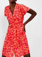 Load image into Gallery viewer, French Connection Islanna Crepe Dress - Coral/Azalea
