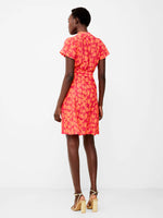 Load image into Gallery viewer, French Connection Islanna Crepe Dress - Coral/Azalea
