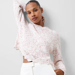 Load image into Gallery viewer, Nevanna Recycled Scallop Hem Sweater - Rose Kiss
